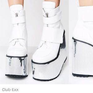 Angelic Disco Platform Wedges